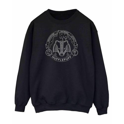 Harry Potter Womens/Ladies Hufflepuff Seal Sweatshirt