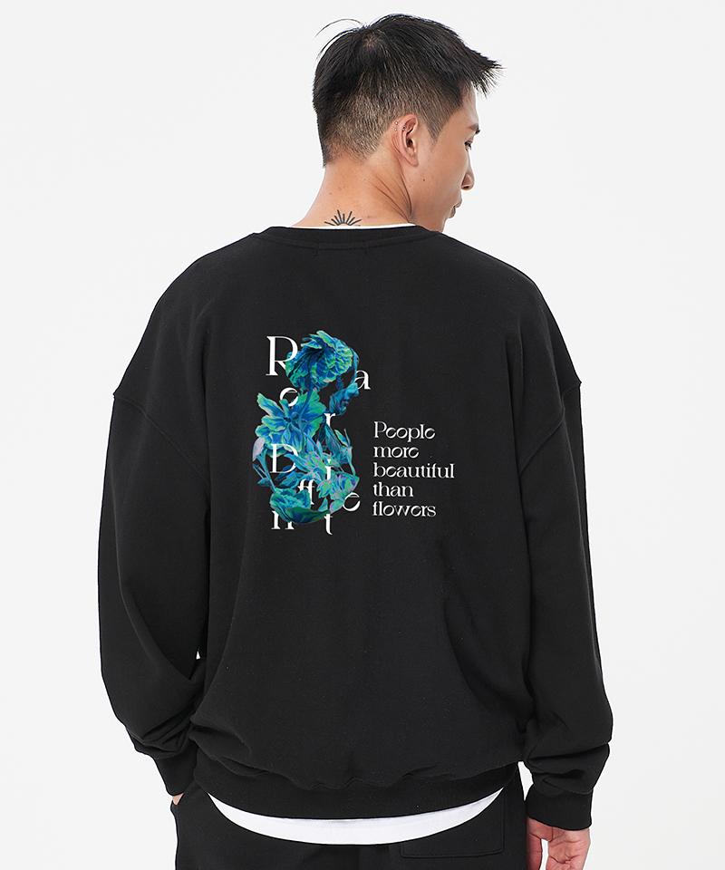 ARTISTWEAR [Atw] Cold Flower Sweatshirt Bk