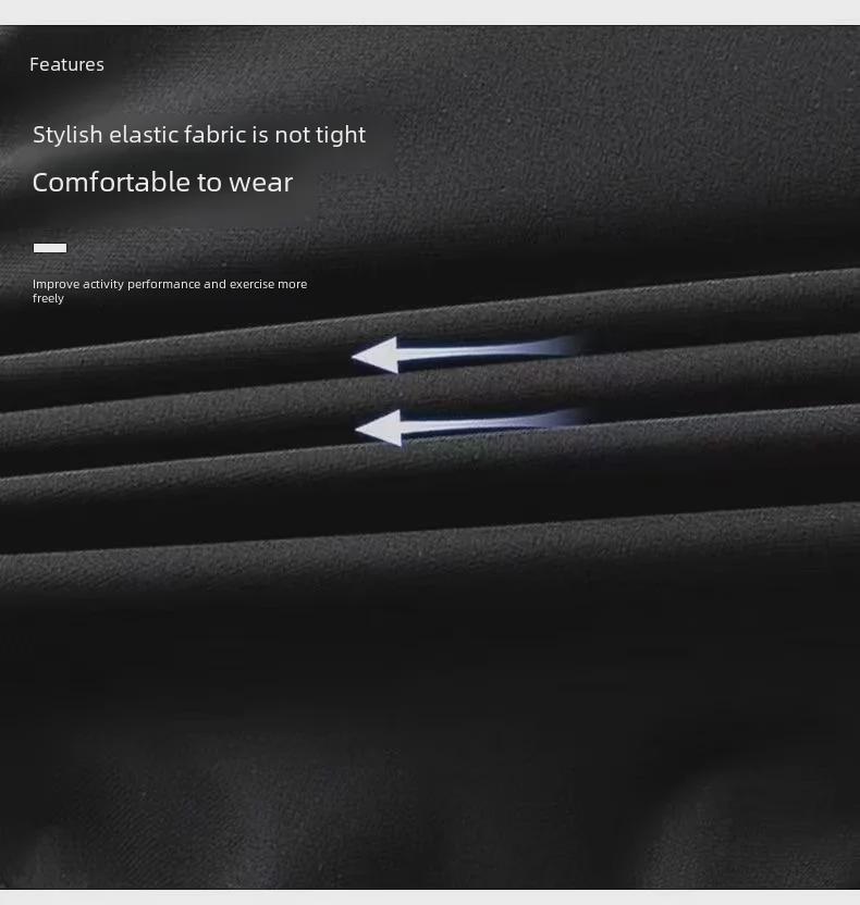 Мужские летние свободные спортивные повседневные шорты Ice Silk длиной три четверти