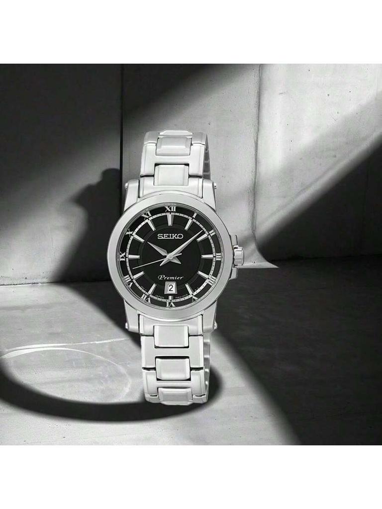 Seiko PREMIER SXDF43J1 Женские кварцевые часы Ремешок из нержавеющей стали