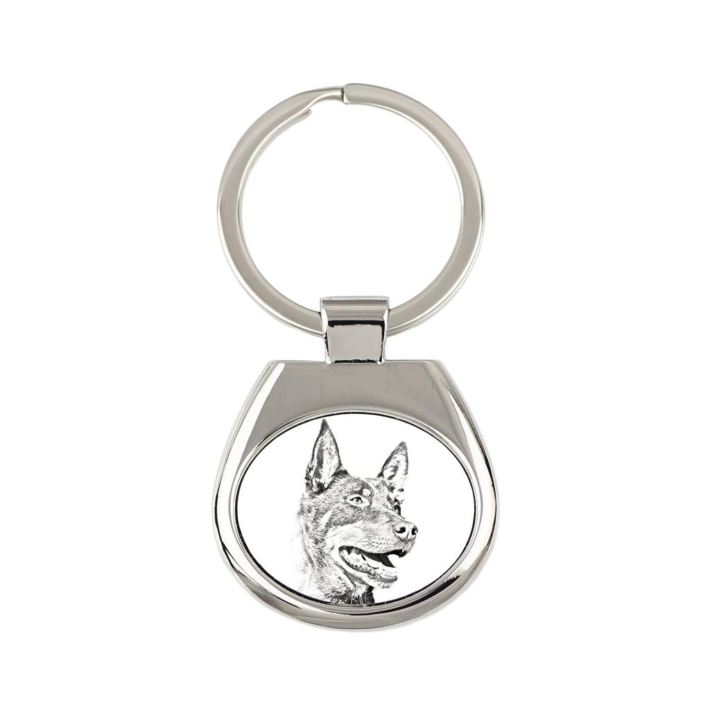 Australian Kelpie, Barb, Farmer Dog – Keychain with a dog, keychain with a print | Art-Dog