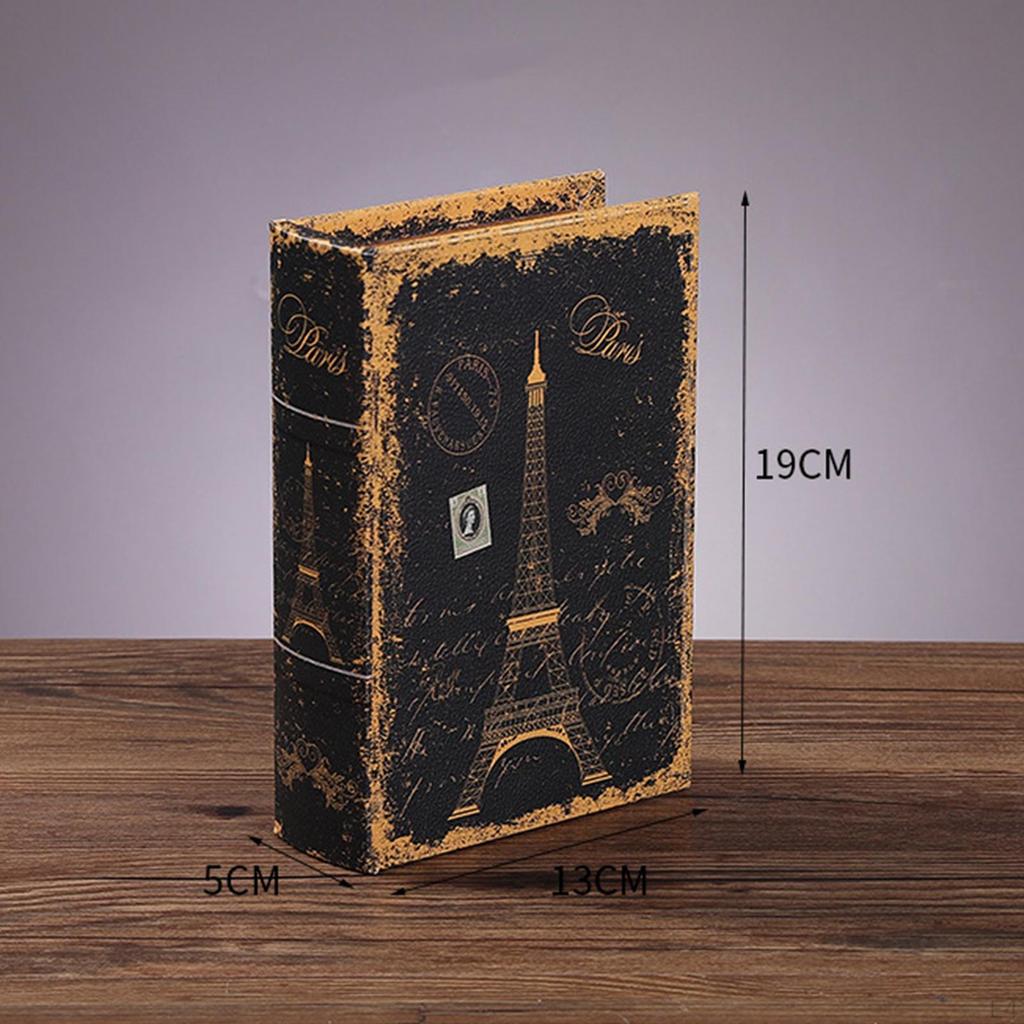 Модель книги-симулятора Миниатюрная коробка для хранения Роскошный футляр для ювелирных изделий для ТВ-тумбы Номер в отеле Спальня