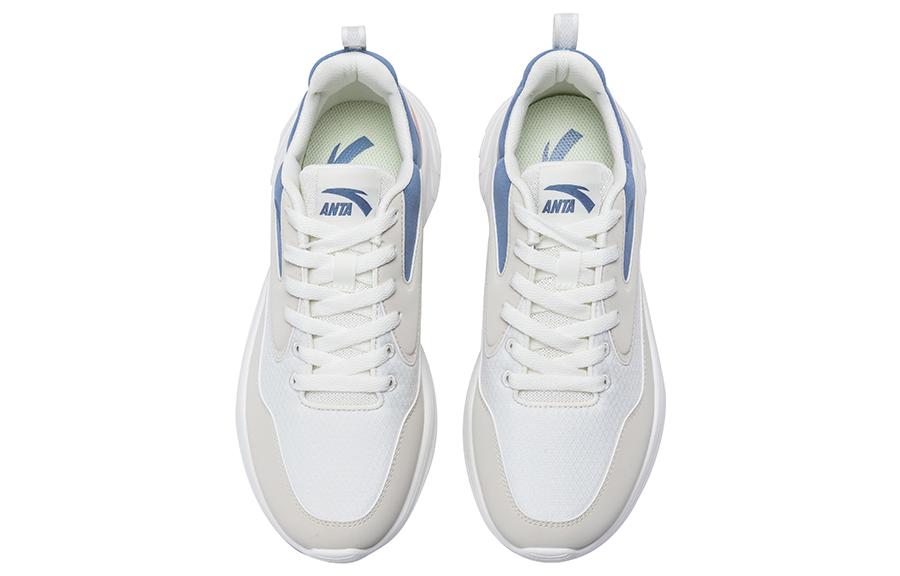 Women's Sneakers Anta Low top Casual Shoes Women's White Blue