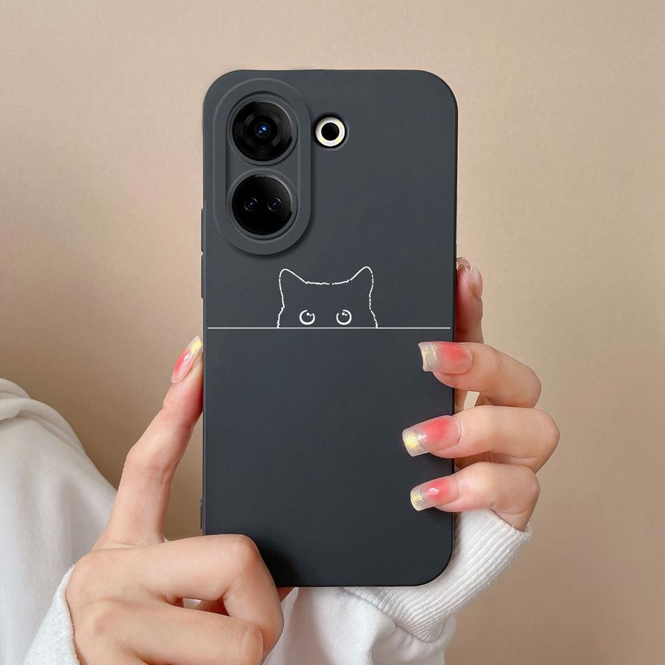 Soft Case For Tecno Camon 20 Pro 4G 5G 20Premier Bear Liquid Silicone Full Coverage Bumper For Tecno Camon20 20Pro Funda Shell