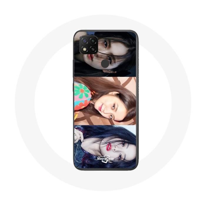 Coque pour Xiaomi Redmi 9C Blackpink Jisoo Teaser How you like That Lovesick girls et Ice Cream