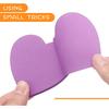 SIMONA Heart Shape Sticky Notes 8 Color Bright Colorful Sticky Pad 75 Sheets/Pad Self-Sticky Note Pads