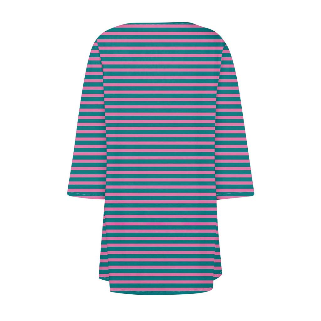 Женский кардиган с нестандартным принтом и рукавами 3/4, повседневная накидка с карманами