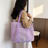 Foldable Mesh Beach Bag Lightweight Toiletries Organizer Fashion Shoulder Handbag Swimming