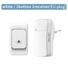 RF 433MHz Wireless Doorbell Waterproof House Chime 100M Remote EU US Plug Home Remote Welcome Door Bell Calls 38 Ringtones