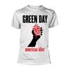 Green Day 'American Idiot Heart' Белая футболка - НОВАЯ ОФИЦИАЛЬНАЯ