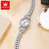 OLEVS Original Quartz Wristwatches for Women Full Diamond Bow Design Dress Watch Luxury Elegant Ladies Bracelet Watches 5887 New