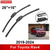 Автомобильный стеклоочиститель для Toyota Rav4 2019-2024 26" + 16" Передние задние щетки стеклоочистителя щетки резаки аксессуары 2019 2020 2021 2022 2023 2024
