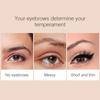 4 цвета гель-крем для бровей с кистью водостойкий стойкий быстрый оттенок легкая краска DIY натуральные усилители татуировки бровей банка для макияжа косметика