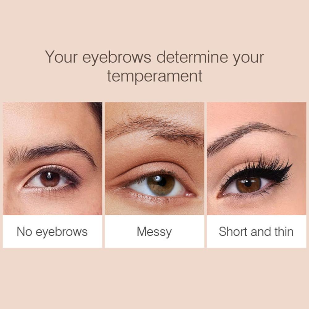 4 цвета гель-крем для бровей с кистью водостойкий стойкий быстрый оттенок легкая краска DIY натуральные усилители татуировки бровей банка для макияжа косметика