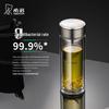 Heenoor Antibacterial Double-Layer Glass Tea Cup