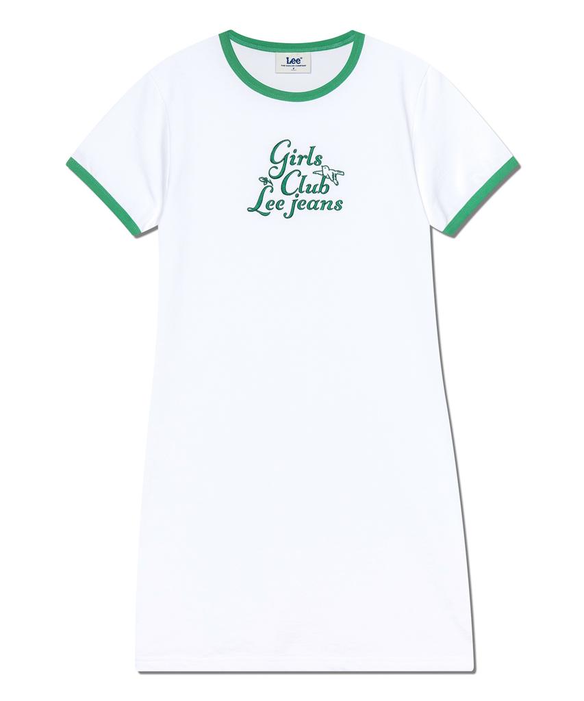 Lee Woman Graphic Mini Dress White