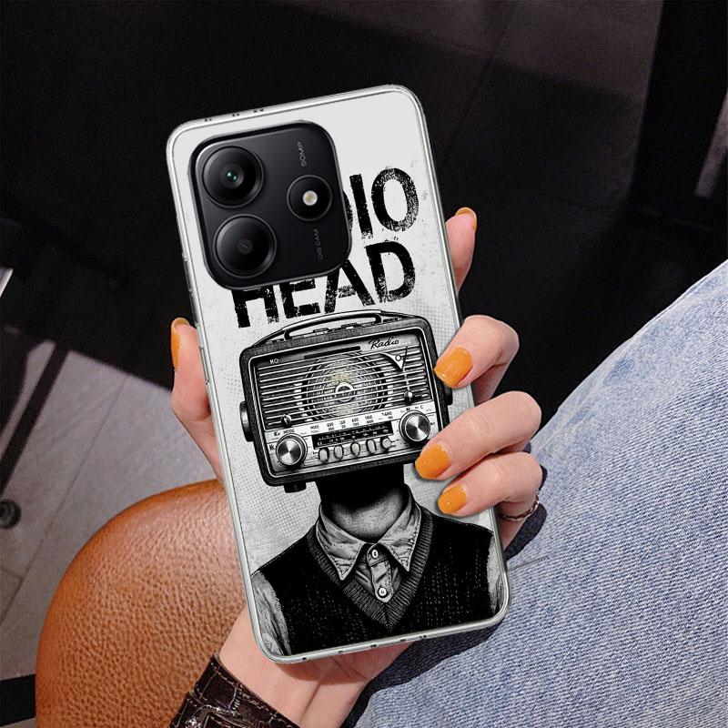 Чехол для телефона Bnad R-Radiohead для Xiaomi Redmi Note 15 14 14S 13 Pro Plus 12 12S 11S 11E 10S 10 11T 5G Уникальный чехол