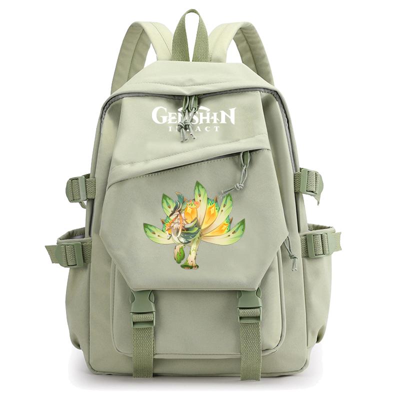 Рюкзак из холста с принтом аниме-игр, большая вместительная сумка для книг для мальчиков и девочек, дорожный рюкзак с зарядкой от USB, школьная сумка для студентов, подарки для детей