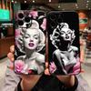 Чехол Cover для Samsung Galaxy S25 S23 S22 S24 FE Ultra S10 Plus A05 A06 A15 A16 A26 A35 S10E Чехол M-Marilyns M-Monroes