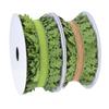 Leaf Ribbon Wrapping Ribbon 40mmX20m Christmas Decorative Ribbon for Art Craft Packaging Bows Making Wedding Decoration