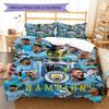 Rare MCFC Collects Bedding Quilt Set Quilt Cover Pillowcase Home Decoration Birthday Gift (1 * duvet cover + 2 * pillowcase, without core)