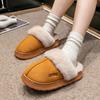 Cotton Slippers Thick-soled Women Wear Home In Winter, Spring and Autumn Indoor Non-slip and Warm Confinement Shoes for Home Men