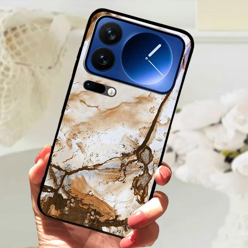 Для Xiaomi 17 Pro Max Чехол 17 17Pro Роскошная Закаленная Стекло Защитная Задняя Крышка Чехол Для Xiaomi17 Pro ProMax Корпус Телефона Fundas