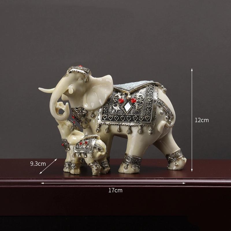 Powerful As A Bull Fine Resin Crafts Attracting Wealth Golden Cow Creative Home Living Room TV Cabinet Office Decorations