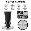 51 Mm 58 Mm Espresso Tamper Barista Coffee Tamper With Spring Calibrated Loaded Stainless Steel Tamper