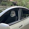 Knitting Car Funny Hat Decoration Full Cover Auto Headrest Decor Cover Car Seat Headcover  Winter