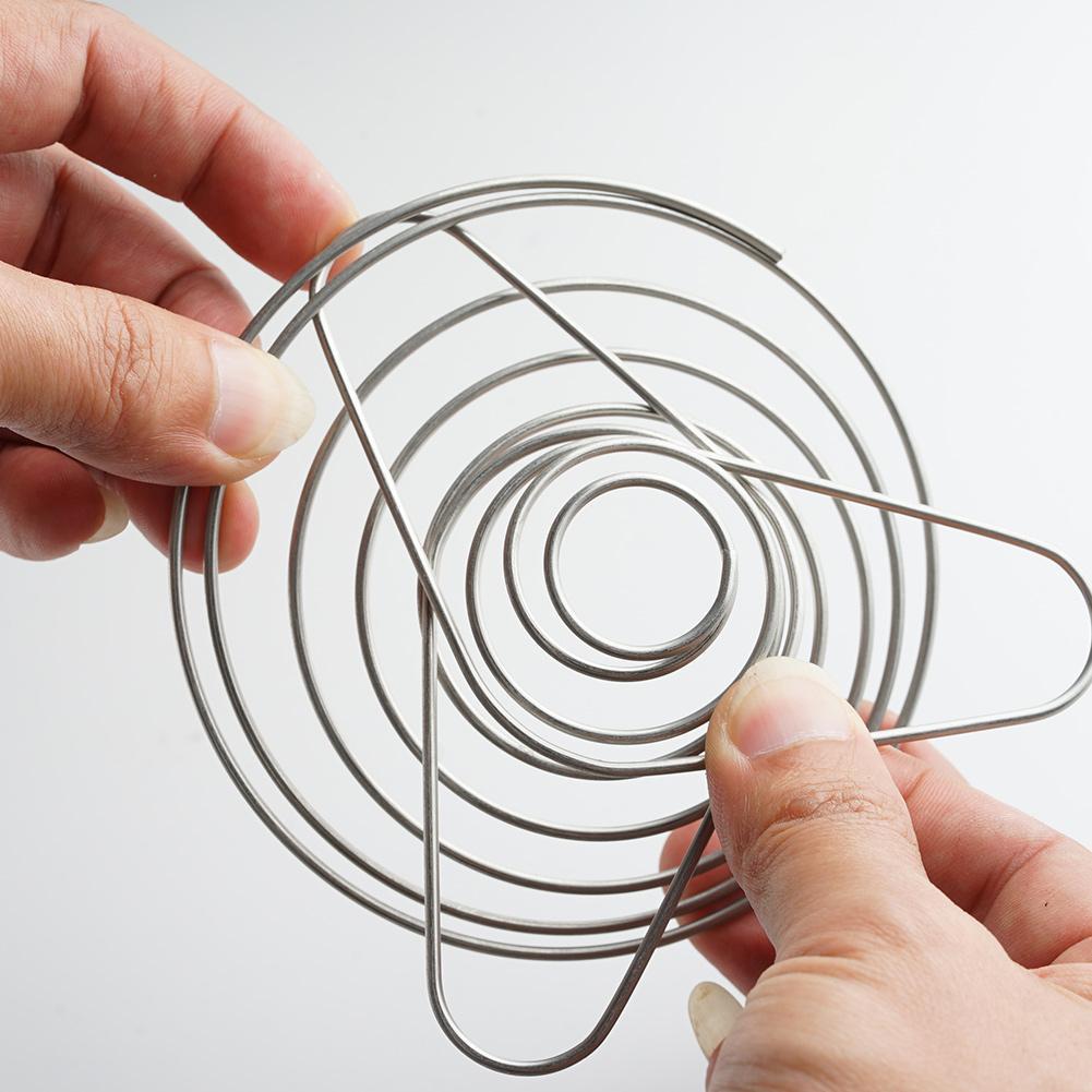 Foldable Coffee Filter Cup Spring Portable Mini Coffee Steel Bar Coffeeware Kitchen Dining Filt D6Z4