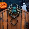 Декоративное кольцо для двери в стиле «паук» на Хэллоуин, антикварное украшение для дома, придающее ему ощущение роскоши.