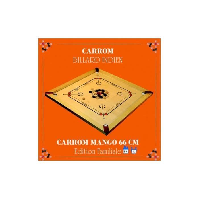 Carrom Art - Mango - 66 cm - Édition familiale - Jeu de société - À partir de 6 ans