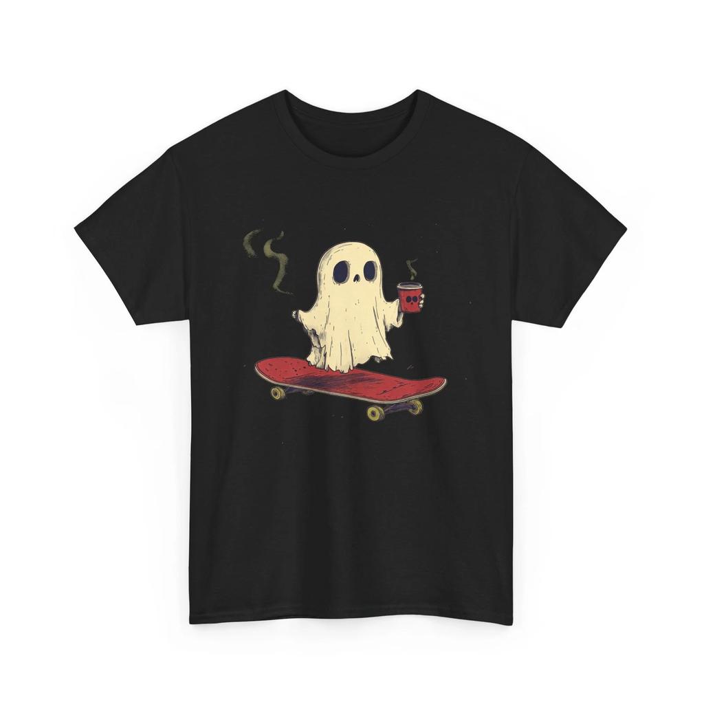Horror Ghost T-shirt Tops Tees Unisex | Spooky Halloween Spirit Tee | Haunted Paranormal Shirt