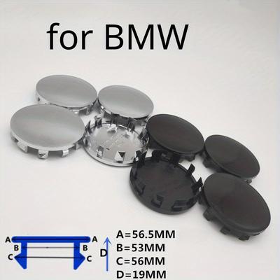 4 шт. для нового BMW, оригинальная крышка ступицы колеса, модифицированная центральная крышка, новинка 1, 2, 3, 4, 5, 7 серии, крышка колеса X1 X3, 56 мм, значок на диске, логотип центра колеса