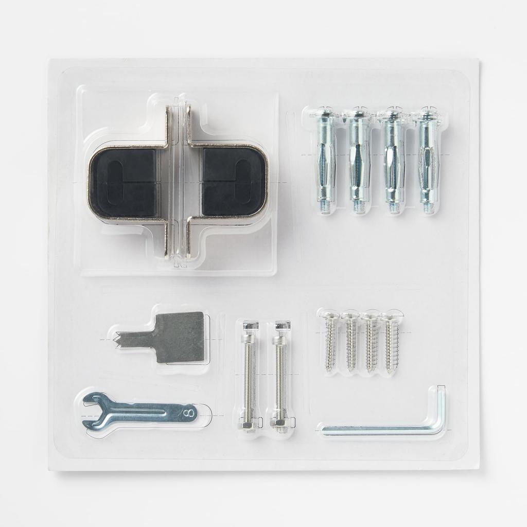 Кронштейны MUJI для модульного стеллажа KEB95A8A, сейсмостойкие полки, 2 шт.