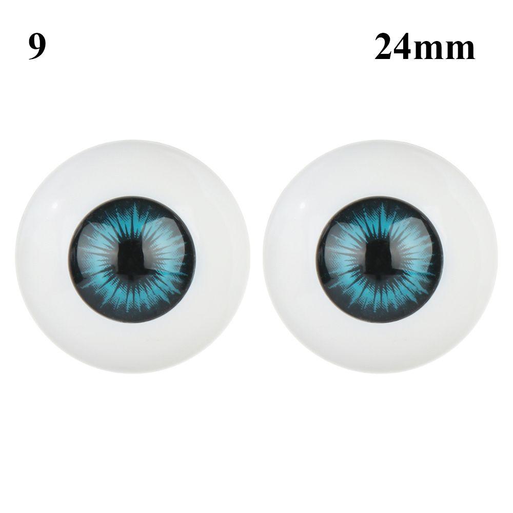1 пара 24 мм 30 мм DIY Для BJD куклы Акриловые глаза Изготовление кукол Поделки Кукольный глаз Безопасная игрушка для животных