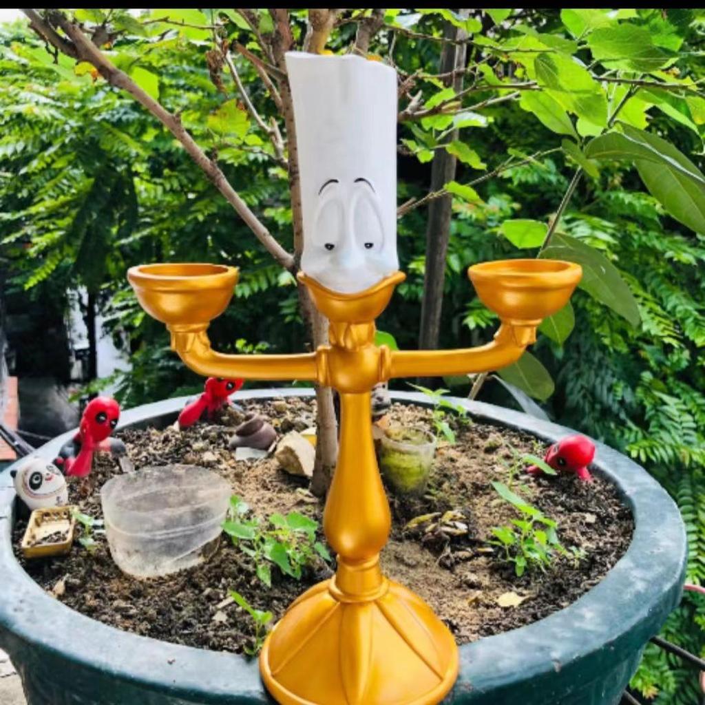 Ge Huashi Princess Beauty Tray Stand: Candlestick, Lamp, Teapot, Cartoon Mug, Jewelry Box, Car Pendant