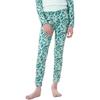 BL 500 Теплые и Легкие Эластичные Леггинсы Детские Бирюзово-зеленые