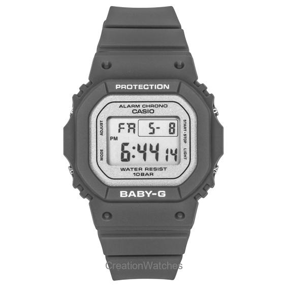 Casio Baby-G Цифровые кварцевые часы BGD-565SC-1 с полимерным ремешком, 100м, женские