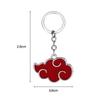 Japanese Anime Akatsuki Organization Red Cloud Metal Unisex Pendant Necklace