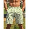 Градиентные Графические Пляжные Шорты Мужские Цветные 3D Печатные Board Shorts Летние Повседневные Праздничные Короткие Штаны Свободные Серф Купальные Шорты
