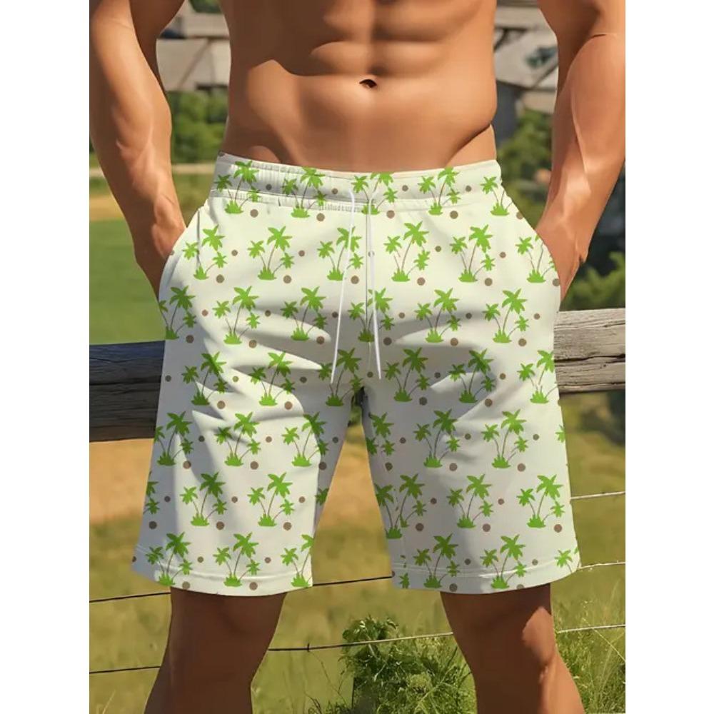 Градиентные Графические Пляжные Шорты Мужские Цветные 3D Печатные Board Shorts Летние Повседневные Праздничные Короткие Штаны Свободные Серф Купальные Шорты