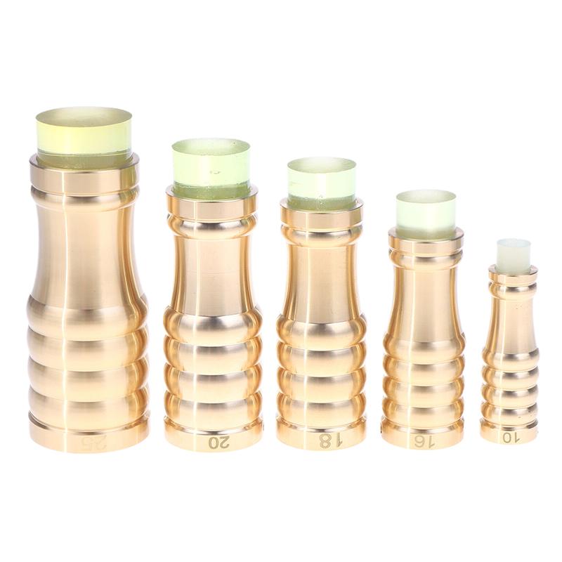 1 шт. 10/16/18/20/25 Латунный наконечник для трости с противоскользящей резиновой накладкой для треккинговой палки, ножки стула, замена ножек