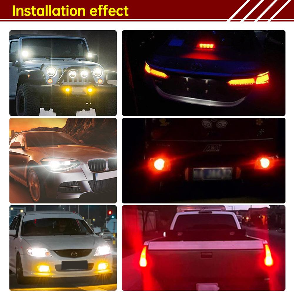 1 шт. T20 7440/7443 Сигнальная лампа 12V21W Прозрачное стекло ДХО Дневные ходовые огни Указатель поворота Стоп-сигнал Лампы стоп-сигнала заднего фонаря