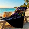 Digital Circus Customize Text Beach Towel Soft Durable Quick-Dry Portable for SwimmingBeachCamping Travel Beach AccessoriesGym