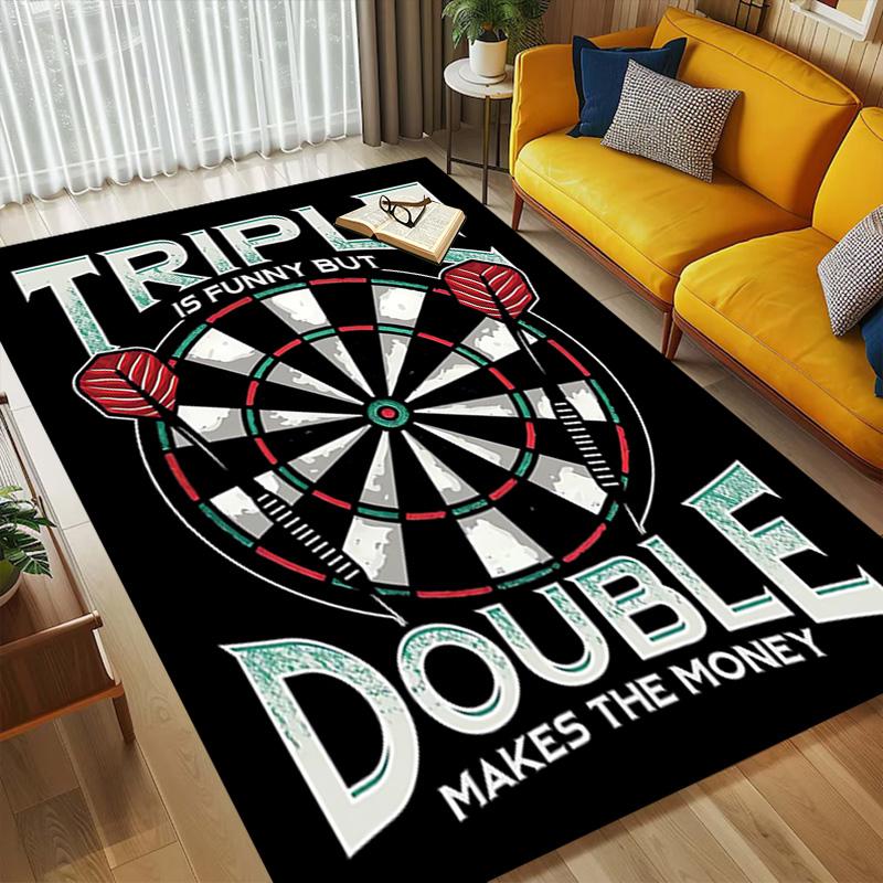 Dart Game Living Room Nonslip Area Rug Soft Carpet For Bedroom Game Playroom Sofa Office Home Decor Doormat Christmas Gift C93078