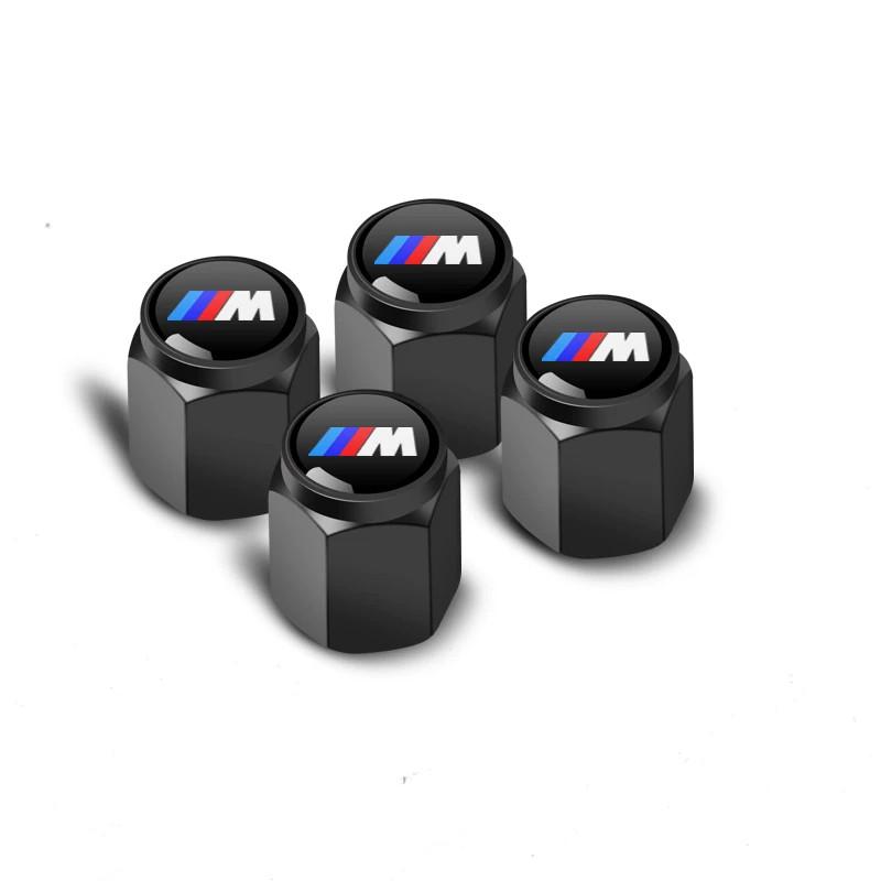 For BMW E34 E394pcs Metal Car Wheel Tire Valve Caps Stem Case Covers For BMW X1 X2 X3 X5 X4 X6 X7 G30 G20 G32 F40 F30 G11 G12 Accessories