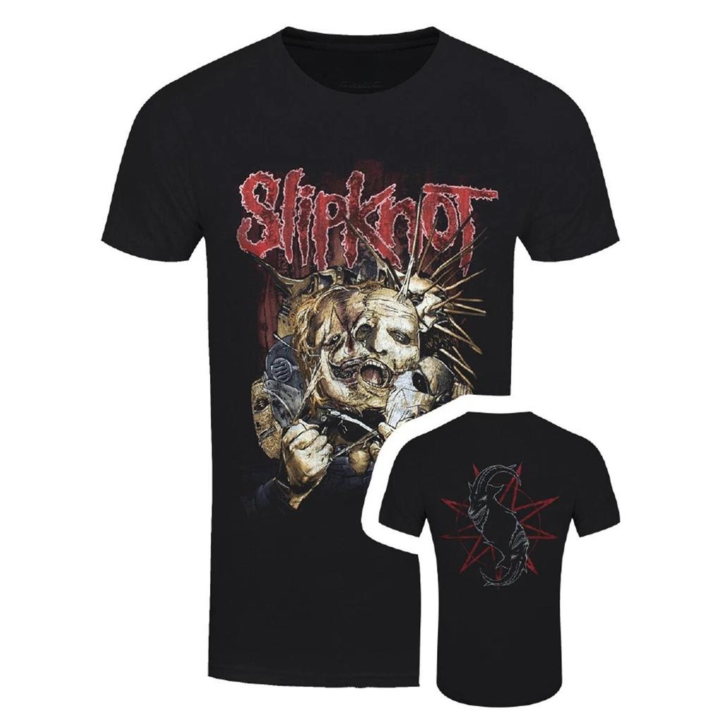 Slipknot метал-группа ретро 3D мужская и женская футболка уличная Харадзюку американская с коротким рукавом круглый вырез летняя мужская одежда