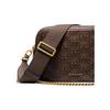 Michael Kors MK Bryant Сумка через плечо со съемным ремнем с тисненым логотипом Кожаная сумка через плечо Средний размер Женская сумка через плечо 32F5AYTC6L-CHOCOLATE